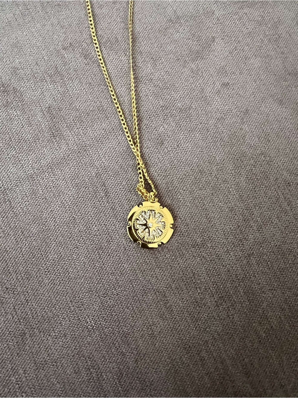 Baublebar Gold Compass Pendant Necklace - Women's Jewelry - Picture 3 of 4